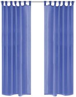 Drape Voile Curtains, 2 pcs, 140x225cm, Royal Blue - Závěs