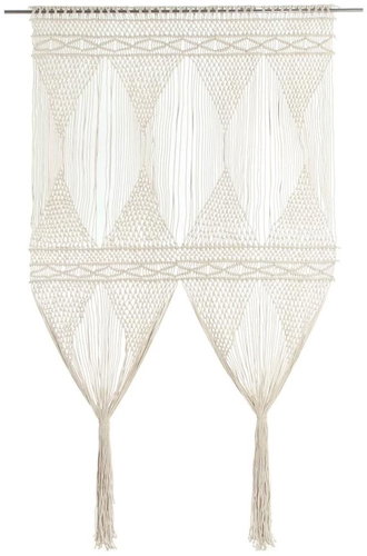 Macramé Curtain 140 x 240cm Cotton - Drape - Main image