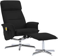 Massage reclining chair with black faux leather footrest - Massage Chair
