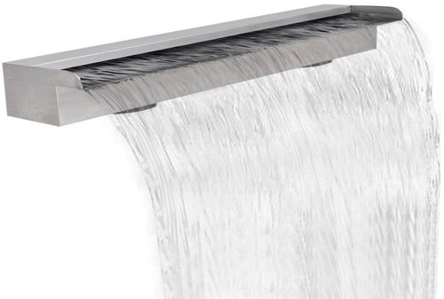 Rectangular pool fountain stainless steel 150 cm - Pool Fountain - Main image