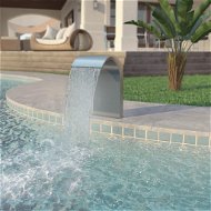 Bazénová fontána, nerezová ocel, 45x30x65 cm, stříbrná - Zahradní fontána