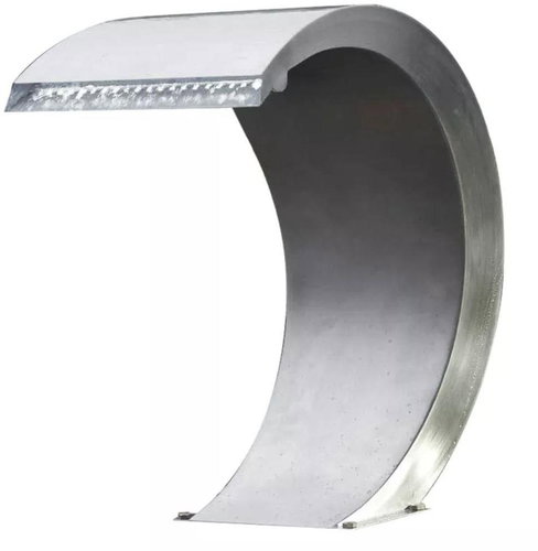 Ubbink Waterfall Mamba stainless steel with LED lighting - Garden Fountain - Main image