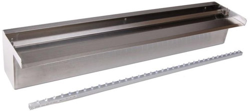 Ubbink Waterfall Niagara 60 cm, stainless steel with LED lighting - Garden Fountain - Main image