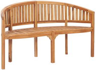 Banana Bench 151cm Solid Teak Wood - Garden Bench