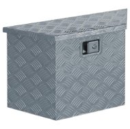Aluminium Box 70 x 24 x 42cm Trapezoidal Silver - Storage Box