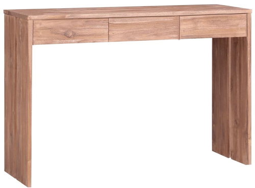 Console Table 110 x 35 x 75cm Solid Teak Wood - Console Table - Main image