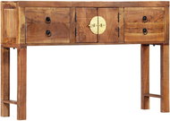 Console Table 120 x 30 x 80cm Solid Acacia Wood - Console Table