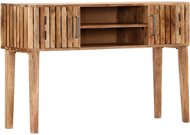 Konzolový stolík 120 × 35 × 76 cm masívne akáciové drevo - Konzolový stolík
