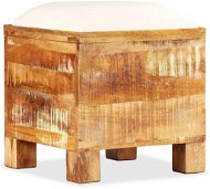 Úložná lavica masívne recyklované drevo 40 × 40 × 45 cm - Lavica