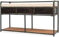 Úložná lavice se sedákem 107,5 x 34,5 x 59 cm - Lavice