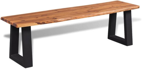 Lavice z masivního akáciového dřeva 145 cm - Lavice - Main image