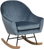 SHUMEE polohovací křeslo, umělá kůže, krémové, 338825 - Křeslo