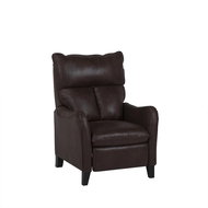 SHUMEE polohovací křeslo, umělá kůže, krémové, 338919 - Křeslo