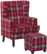 SHUMEE relaxační křeslo černé textil, 341274 - Křeslo