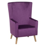 SHUMEE relaxační křeslo černé umělá broušená kůže, 341283 - Křeslo