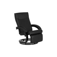 SHUMEE relaxační křeslo hnědé textil a PVC, 341304 - Křeslo