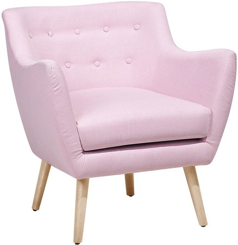 SHUMEE relaxační křeslo hořčicově žluté textil, 341275 - Křeslo - Main image