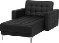 SHUMEE relaxační křeslo krémové umělá kůže, 341241 - Křeslo