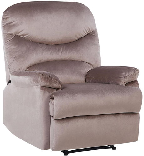 SHUMEE relaxační křeslo s podnožkou, textil, tmavě šedé, 3097466 - Křeslo - Main image