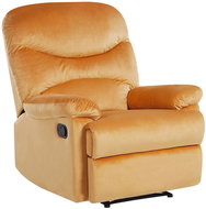 SHUMEE relaxační křeslo s podnožkou, textil, tmavě šedé, 3097525 - Křeslo