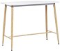 Barový stôl 90 × 50 cm biely a svetlý CHAVES, 249560 - Jedálenský stôl