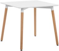Biely jedálenský stôl BUSTO 80 x 80 cm, 173909 - Jedálenský stôl