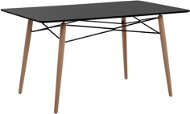 Čierny jedálenský stôl BIONDI 140 × 80 cm, 173868 - Jedálenský stôl
