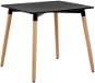 Čierny jedálenský stôl BUSTO 80 x 80 cm, 173910 - Jedálenský stôl