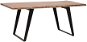 Dřevěný hnědý jídelní stůl 200 x 100 cm JAIPUR , 156733 - Jídelní stůl
