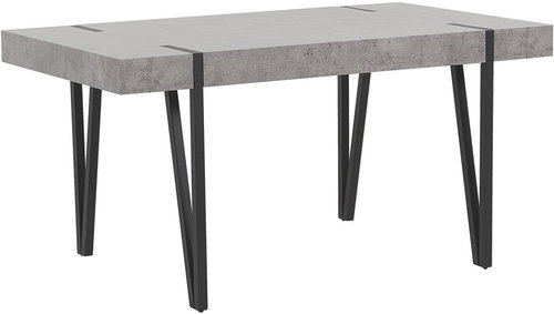 Jídelní stůl  betonový vzhled 150 x 90 cm ADENA, 250975 - Jídelní stůl - Main image