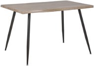 Jídelní stůl 120 x 80 cm přírodní/černý LUTON, 250959 - Jídelní stůl