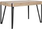 Jídelní stůl 130 x 80 cm světle hnědý CAMBELL, 170857 - Jídelní stůl