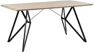 Jedálenský stôl 160 × 90 cm svetlé drevo BUSCOT, 242409 - Jedálenský stôl