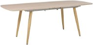 Jídelní stůl 180/210 x 90 cm HAGA světlé dřevo, 233875 - Jídelní stůl