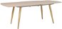Jídelní stůl 180/210 x 90 cm HAGA světlé dřevo, 233875 - Jídelní stůl