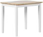 Jedálenský stôl 60 × 80 cm svetlé drevo s bielou BATTERSBY, 251852 - Jedálenský stôl
