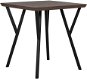 Jedálenský stôl 70 x 70 cm, tmavé drevo s čiernou BRAVO, 168937 - Jedálenský stôl