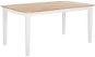 Jídelní stůl dřevěný světle hnědý / bílý 150 x 90 cm GEORGIA, 162779 - Jídelní stůl