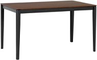Jídelní stůl hnědý / černý 135x80x75 cm CEDAR, 160894 - Jídelní stůl