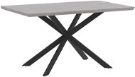 Jedálenský stôl SPECTRA betónový vzhľad 140 × 80 cm, 250974 - Jedálenský stôl