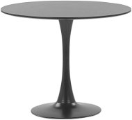 Kulatý jídelní stůl  90 cm černý BOCA, 198753 - Jídelní stůl