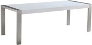 Luxusní bílý nerezový stůl 220 x 90 cm ARCTIC I, 58851 - Jídelní stůl