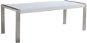 Luxusní bílý nerezový stůl 220 x 90 cm ARCTIC I, 58851 - Jídelní stůl