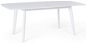 Rozkládací bílý kuchyňský stůl 150/195 x 90 cm SANFORD, 58835 - Jídelní stůl