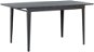 Rozkladací jedálenský stôl 120/160 × 80 cm čierny NORLEY, 251842 - Jedálenský stôl