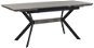 Rozkládací jídelní stůl 140/180 x 80 cm šedý s černou BENSON, 245001 - Jídelní stůl