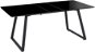 Rozkládací jídelní stůl 150/180 x 90 cm černá TOURAN, 310160 - Jídelní stůl