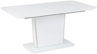 Rozkladací jedálenský stôl 160/200 × 90 cm biely SUNDS, 310916 - Jedálenský stôl