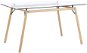 Sklenený jedálenský stôl 140 × 80 cm KAMINA, 249557 - Jedálenský stôl