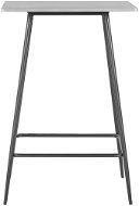 Sivý a čierny barový stôl 70 x 70 cm VELTA , 251841 - Jedálenský stôl